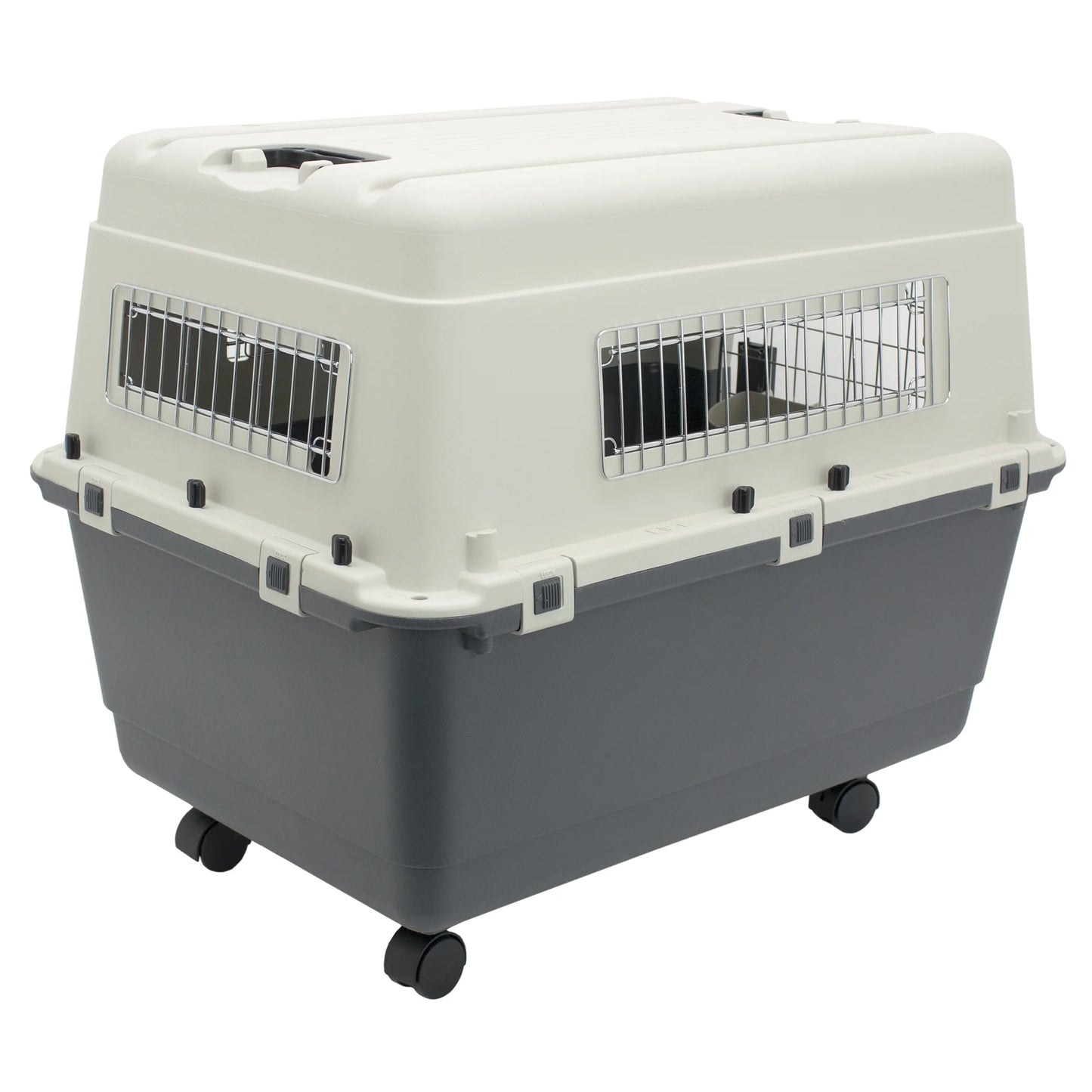 Plastic Dog IATA Airline Approved Kennel Carrier, Large